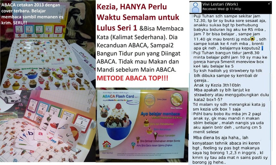 ABACA seri panen es krim dan testimoninya kezia